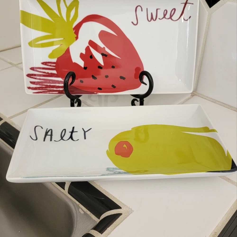 Crate & Barrel Serving Plates